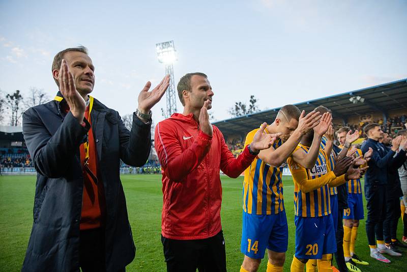 Zápas 15. kola fotbalové FORTUNA:LIGY mezi SFC Opava a FC Baník Ostrava.