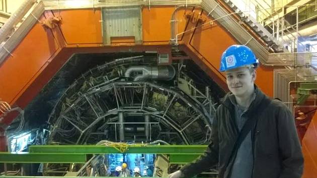 Vojtěch Pacík v CERNu.
