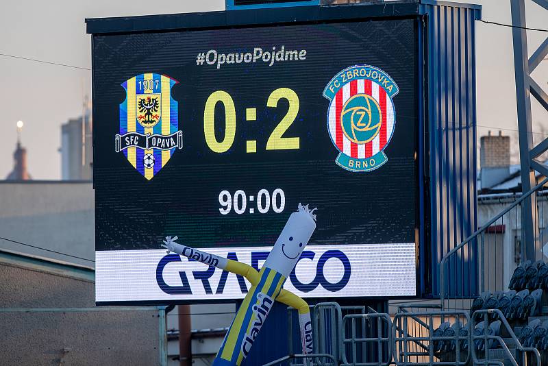 SFC Opava-Zbrojovka Brno 0:2