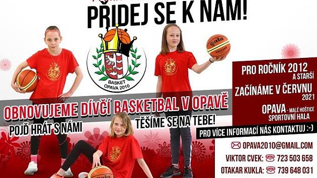 Basket Opava 2010 obnovuje v Opavě dívčí basketbal - Opavský a hlučínský  deník