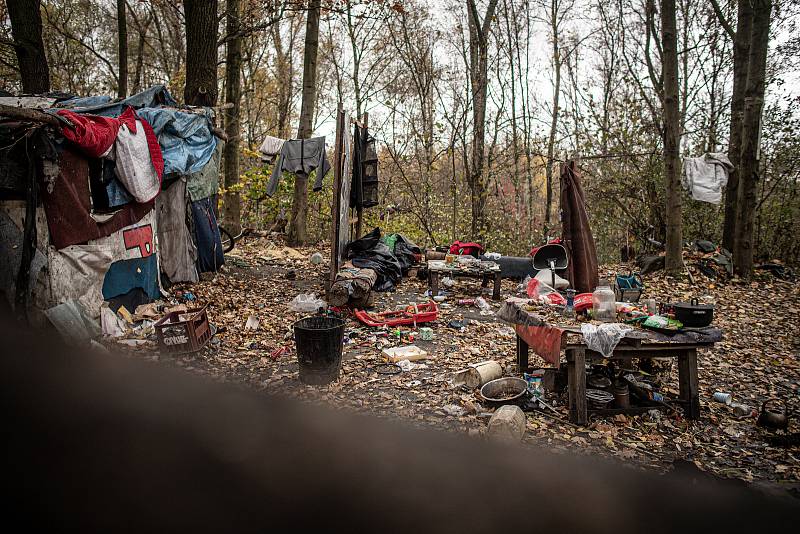 Bezdomovci v Moravskoslezském kraji, ilustrační foto.