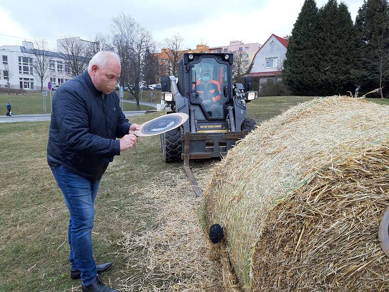 Velikonoční zajíc v Hlučíně.