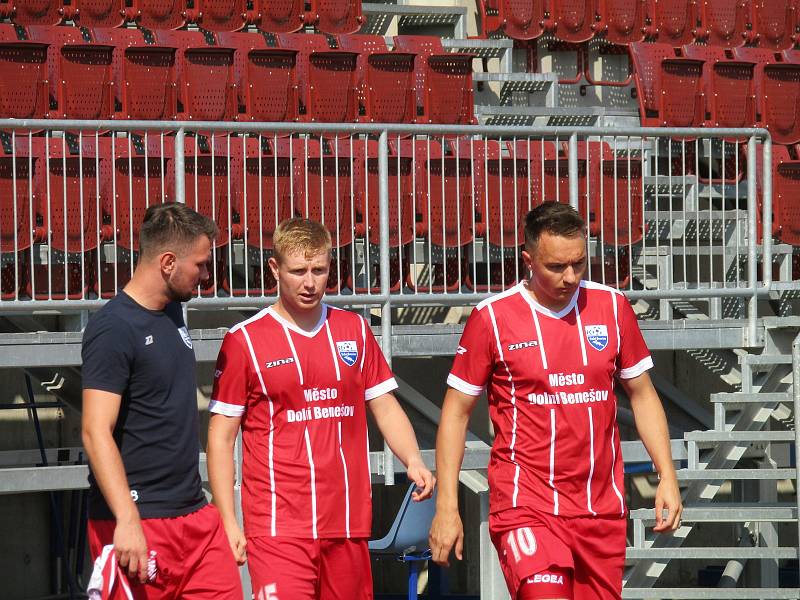 Fotbalisté Dolního Benešova mají první výhru v letošní sezoně. Vezou tři body z Jihlavy. Foto: Petr Krömer