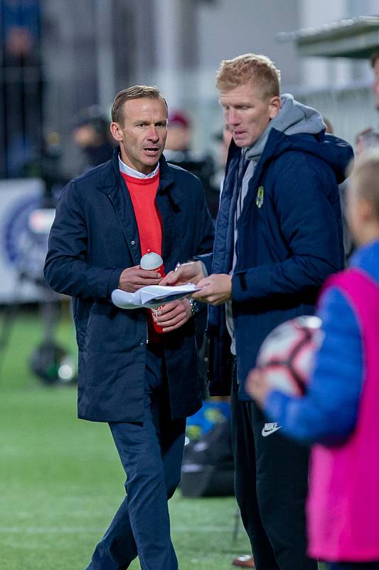 Trenér fotbalistů Slezského FC Opava Ivan Kopecký.