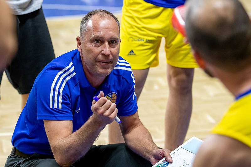 Kouč basketbalové Opavy a reprezentační asistent Petr Czudek