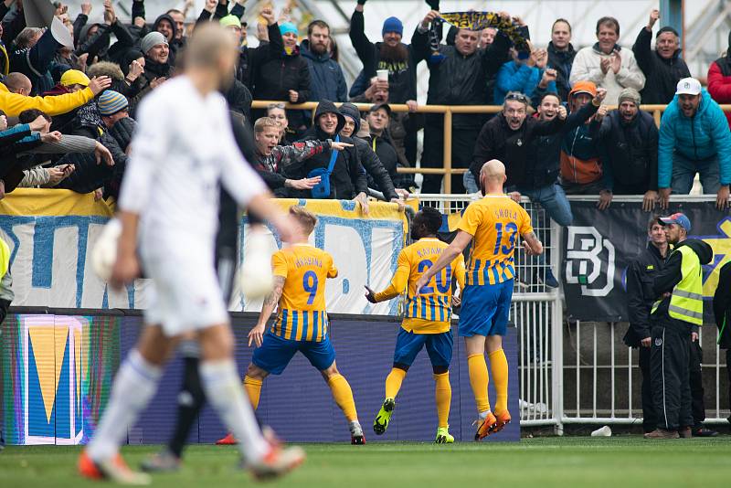 Zápas 15. kola fotbalové FORTUNA:LIGY mezi SFC Opava a FC Baník Ostrava.