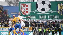 Utkání 15. kola první fotbalové ligy: SFC Opava - FC Baník Ostrava.
