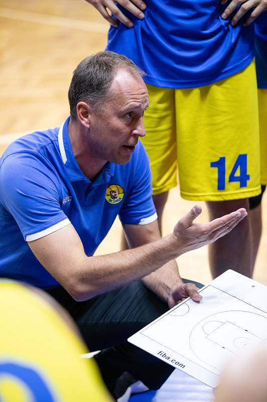 Trenér opavských basketbalistů Petr Czudek.