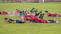 TJ Slavia Malé Hoštice slaví 95 let fotbalu v obci.TJ SLAVIA MALÉ HOŠTICE - SFC OPAVA 4:4