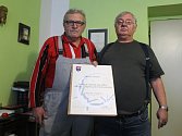 Dvojice opavských signatářů Charty 77 Jaroslav Kukol (vlevo) a Zdeněk Pika.