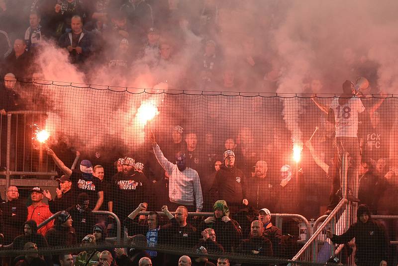 Utkání 15. kola první fotbalové ligy: SFC Opava - FC Baník Ostrava.