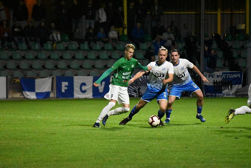 Fotbalisté Hlučína nestačili na Otrokovice. Foto: Štěpánka Czyžová