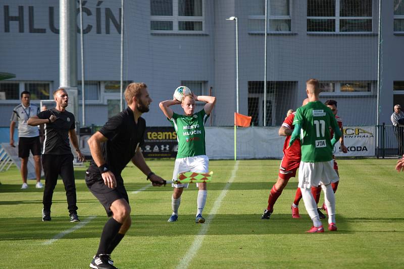 Fotbalisté Hučína porazili Velké Meziříčí. Foto. Štěpánka Czyžová