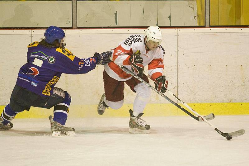 HC Slezan Opava - HC Bobři Valašské Meziříčí 1:2 sn