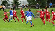 Dolní Benešov dal venku tři góly, přesto nebodoval. Foto: Petr Krömer