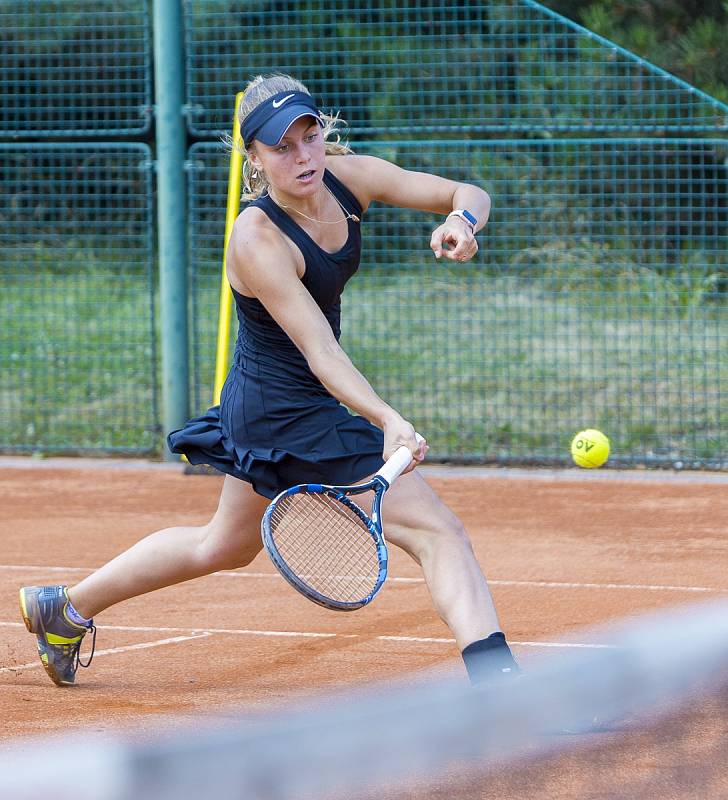 Kvalifikační turnaj tenistek na srpnové mistrovství České republiky.