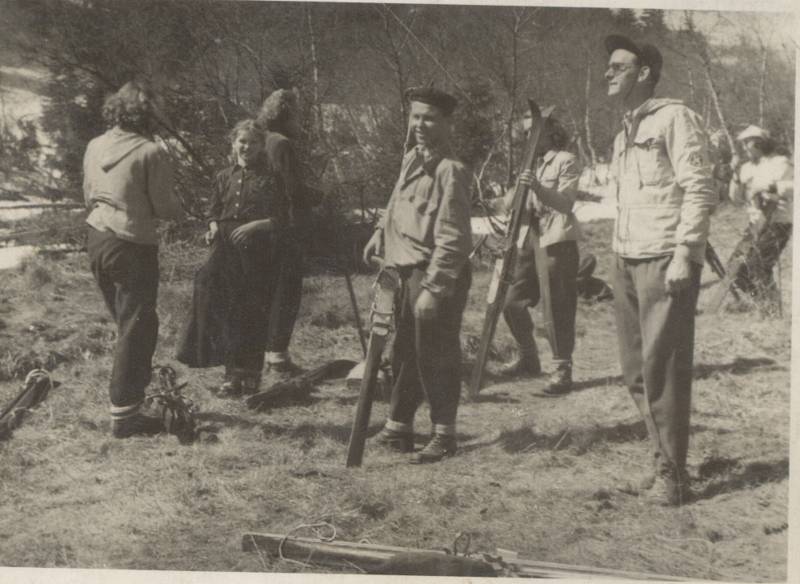 VÝLETY Sokola Jaktař, rok 1950.