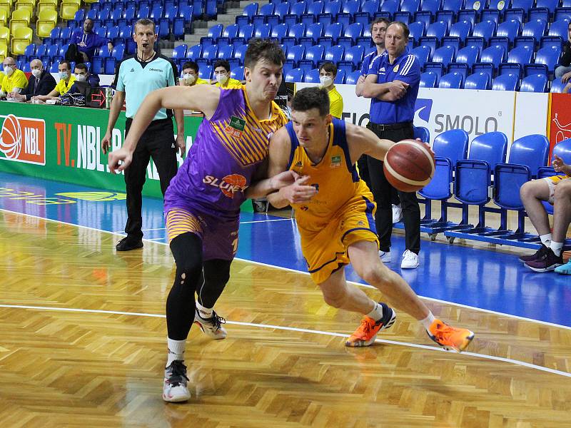 Basketbalisté Opavy vyhráli nad ústeckou Slunetou. Foto: Ondřej Ludvík