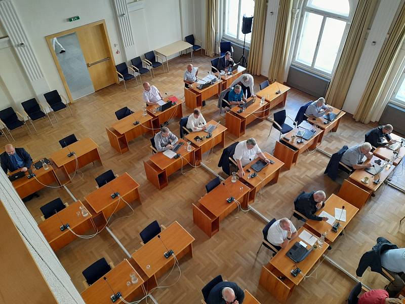 Zasedání opavského zastupitelstva. 20. června 2022, Opava.