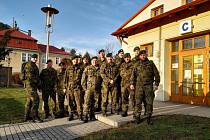Vojáci opavského 53. pluku průzkumu a elektronického boje před nedávnem navštívili Hematologicko-transfuzní oddělení Slezské nemocnice v Opavě.