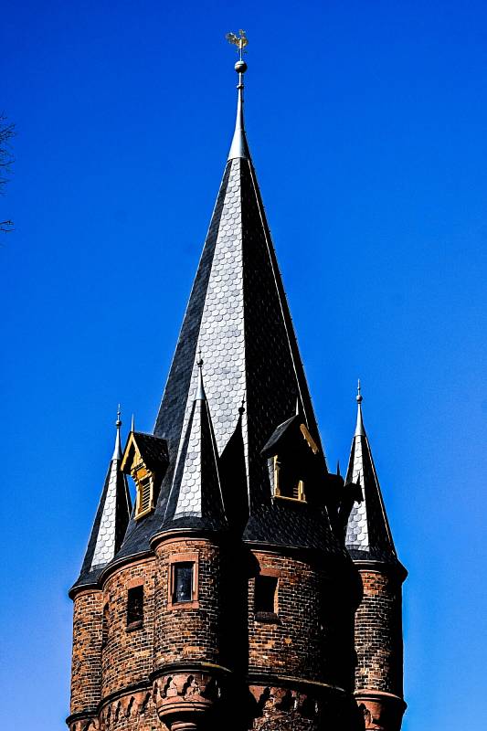 Hradec nad Moravicí pohledem z dronu.