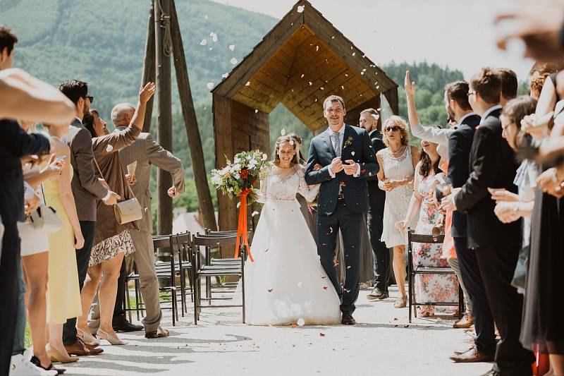 Svatba basketbalisty Kryštofa Vlčka.