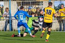 Fotbalisté Brušperku vyhráli v Kravařích 4:2.