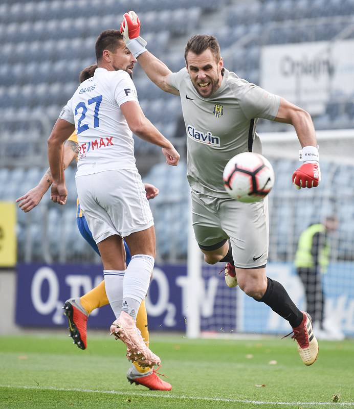 Utkání 15. kola první fotbalové ligy: SFC Opava - FC Baník Ostrava.