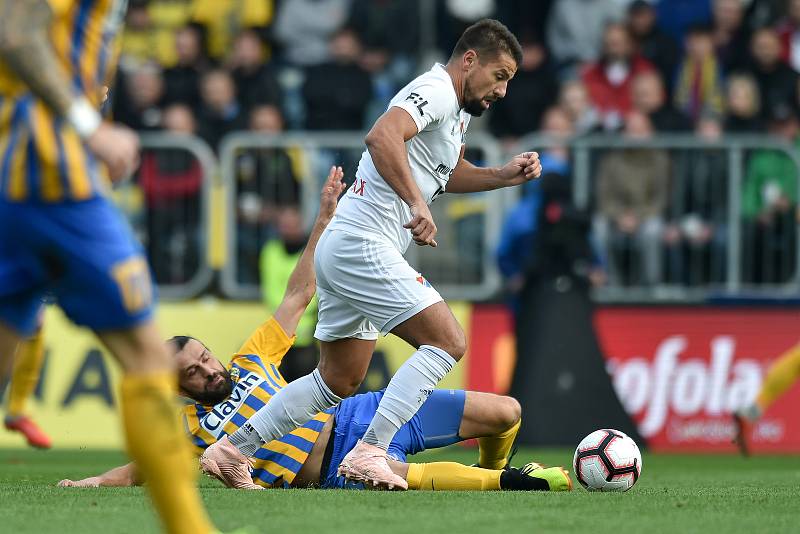 Zápas 15. kola fotbalové FORTUNA:LIGY mezi SFC Opava a FC Baník Ostrava.