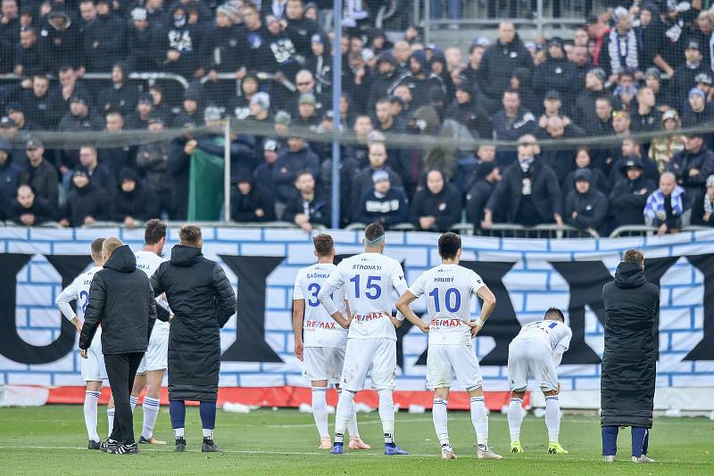 Utkání 15. kola první fotbalové ligy: SFC Opava - FC Baník Ostrava.