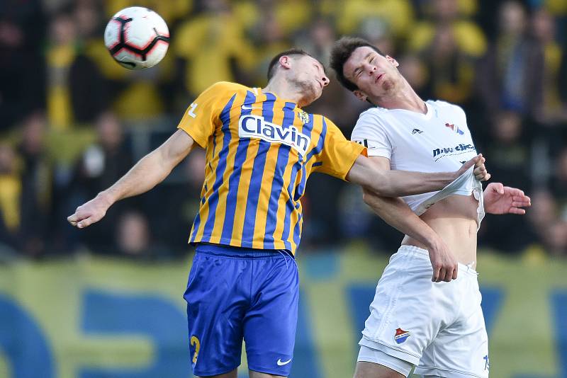 Utkání 15. kola první fotbalové ligy: SFC Opava - FC Baník Ostrava.