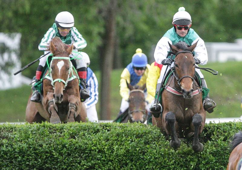 Hegnus s Markem Stromským zvítězil v I. kvalifikaci na 129 . Velkou pardubickou steeplechase na Dostihovém závodišti v Pardubicích.