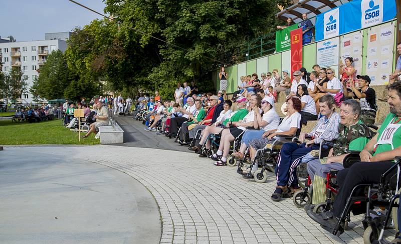 Sportovní hry tělesně postižených v Hrabyni.