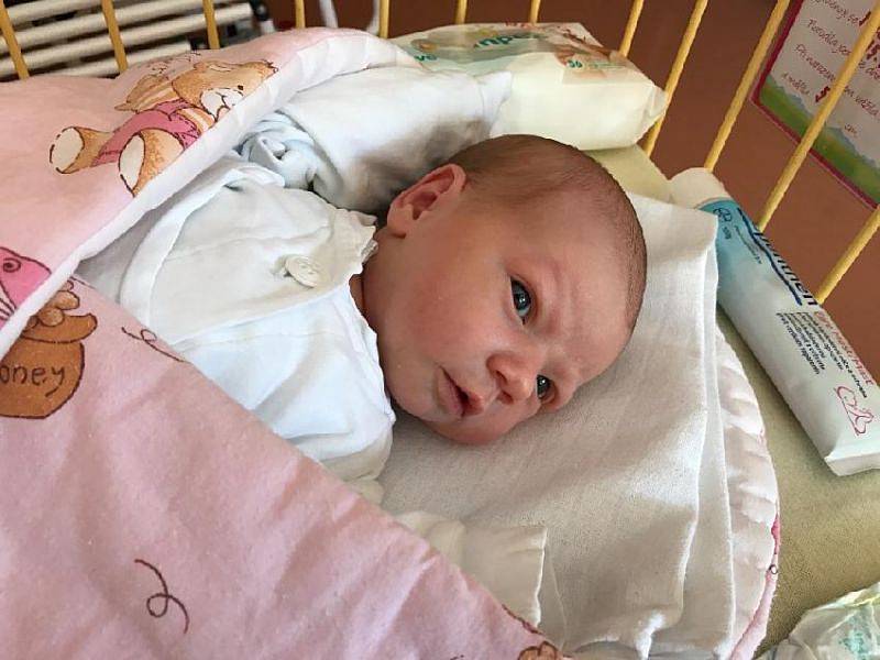 Magdaléna Rádková se narodila 15. července, vážila 3,10 kilogramů a měřila 50 centimetrů. Rodiče Veronika a Michal z Opavy jí přejí zdraví, štěstí a ať se jí na světě líbí.