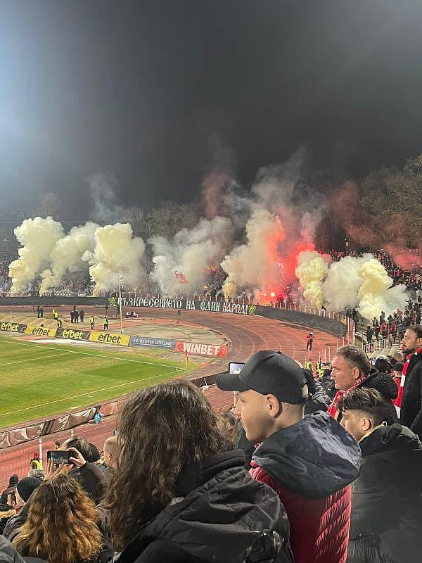 Utkání bulharské nejvyšší soutěže mezi CSKA Sofia - Lokomotiv Plovdiv