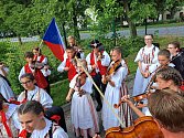 Opavské folklorní děti na festivalu v Sarajevu.