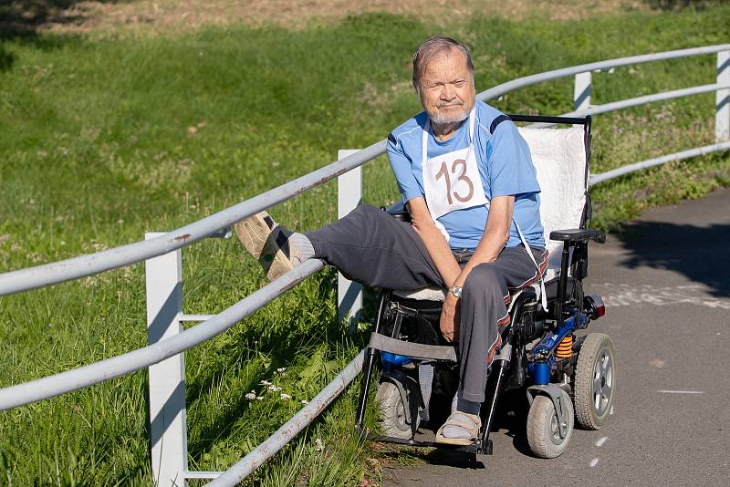 Závod do vrchu na invalidních vozících s názvem ECCE HOMO Hrabyně.