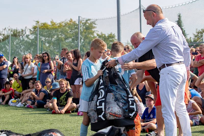 Dvoudenní mezinárodní fotbalový turnaj dětí ročníku 2011 a mladších Moravskoslezský Cup v Kravařích.