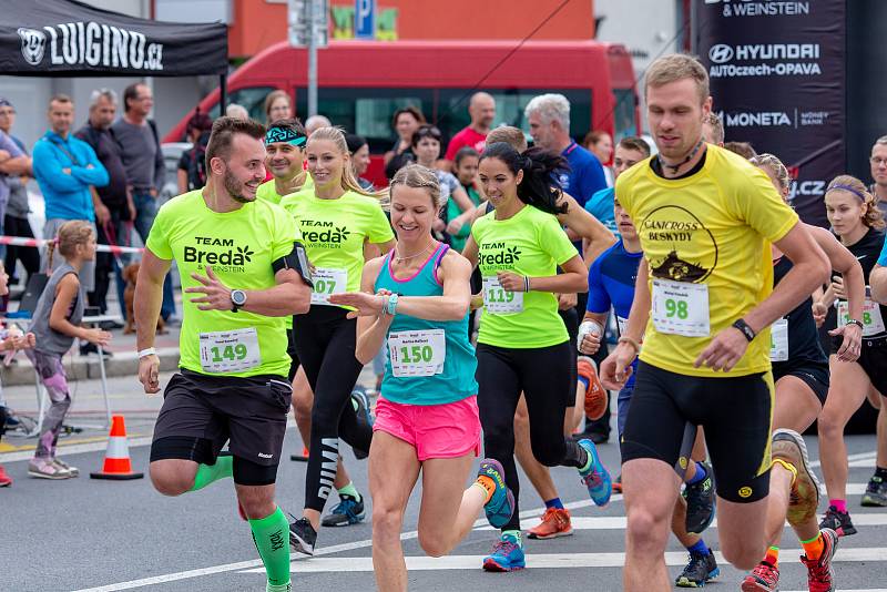 Běh městem i přírodou City trail Opava.