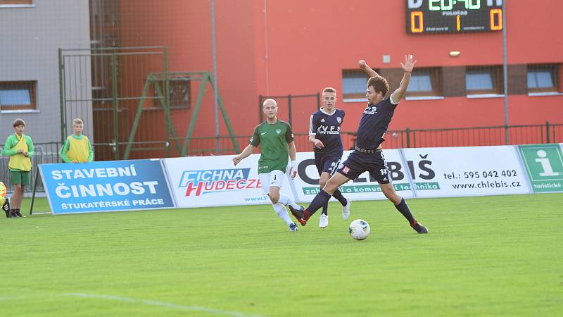 Hlučín – Vrchovina 1:2 (2. kolo MSFL, 6. 8. 2021).