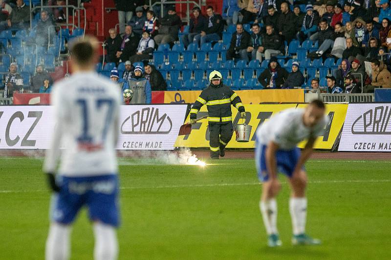 Utkání 18. kola fotbalové Fortuna ligy: FC Baník Ostrava - SFC Opava, 29. listopadu 2019 v Ostravě.