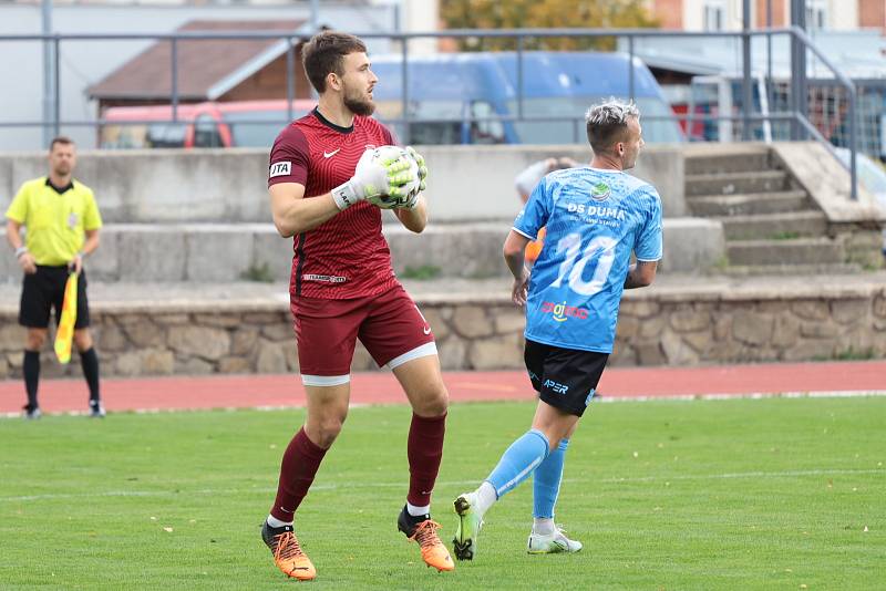 Fotbalisté 1. Znojmo prohráli v 9. kole MSFL na domácím hřišti s Hlučínem 1:5.