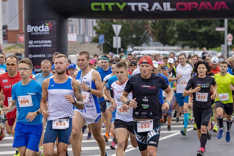 Běh městem i přírodou City trail Opava.