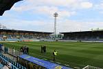 Stadion v Městských sadech už je připraven na očekávané derby