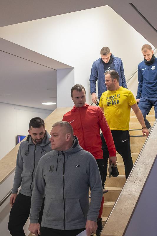 Fotbalistům Slezského FC Opava začala zimní příprava. Svůj tábor rozbili v areálu S-sport ve Vésce nedaleko Olomouce.