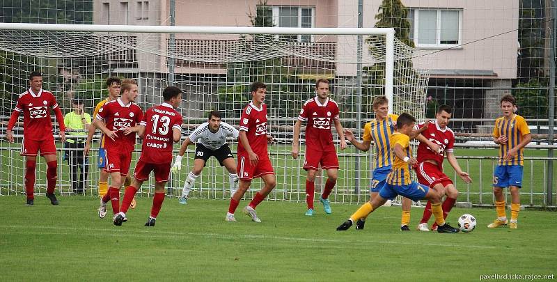 Opava B - Valašské Meziříčí 2:2. Foto: Pavel Hrdlička