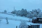 Sníh pokryl Opavsko. Neděle 24. ledna 2021.