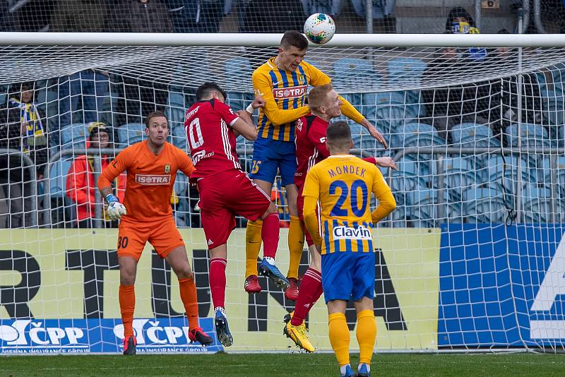 Z utkání SFC Opava-Sigma Olomouc 2:1.