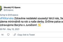 Fotbalová Opava se svým soupeři stylově rozloučila