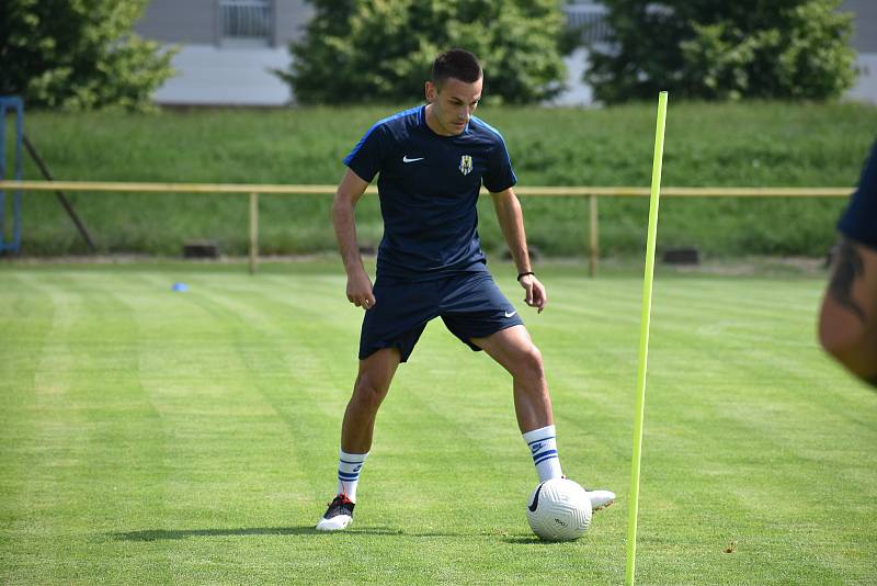 Fotbalisté Opavy začali přípravu. Foto: Eliška Žídková/SFC